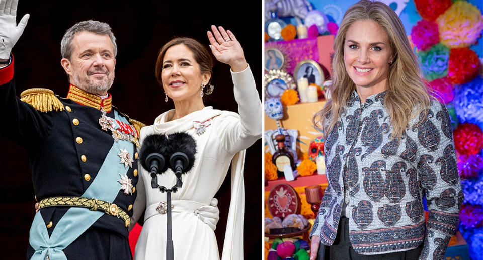 King Frederik and Queen Mary and his alleged mistress Genoveva Casanova