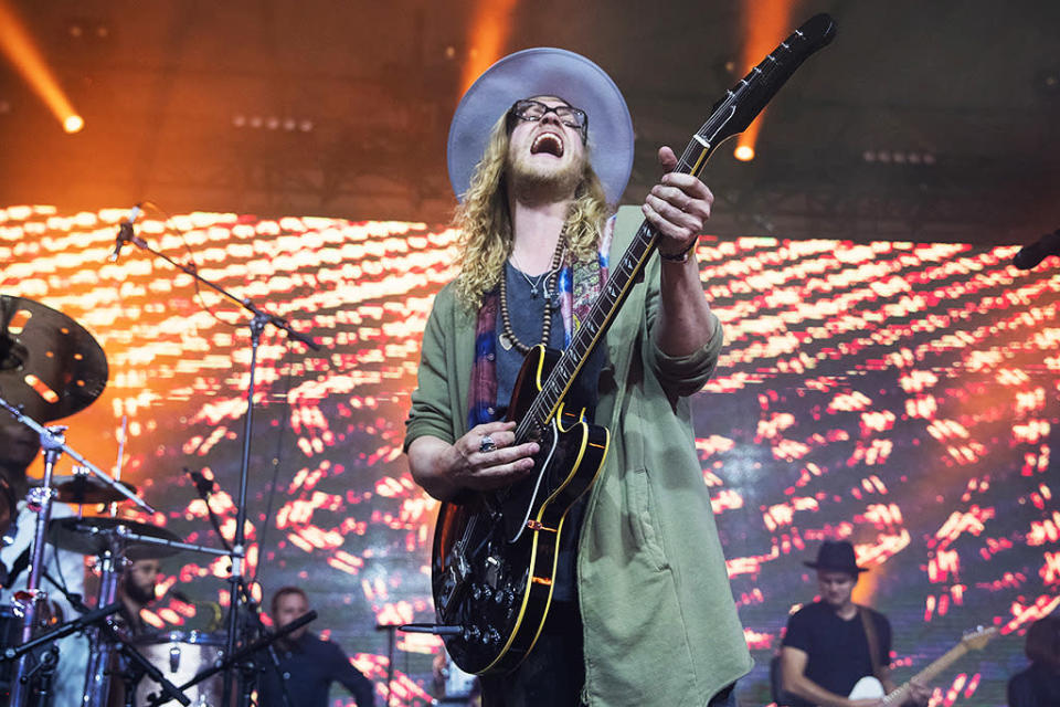 Allen Stone performs on stage during the Sasquatch! Music Festival at Gorge Amphitheatre on May 29, 2016 in George, Washington.