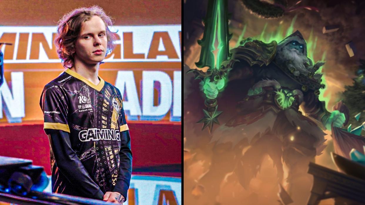 In an exclusive interview with Yahoo Esports SEA, Gaimin Gladiators carry player dyrachyo criticized Valve Software's decision to release Dota 2's 7.35 update just before the main event of ESL One Kuala Lumpur 2023 started. (Photos: Gaimin Gladiators, Valve Software)