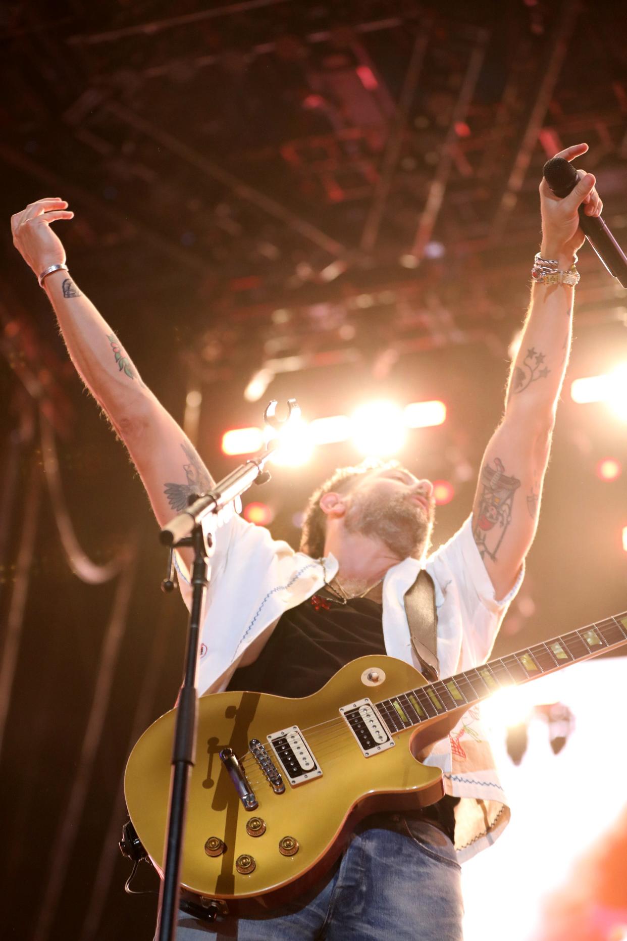 Old Dominion performs during Stagecoach 2023 in Indio, California on April 29.