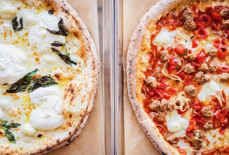 Cugino Forno imports its buffalo mozzarella, tomatoes and double zero flour from Italy, the owners said, aiming to replicate a pizza one might find in Naples.