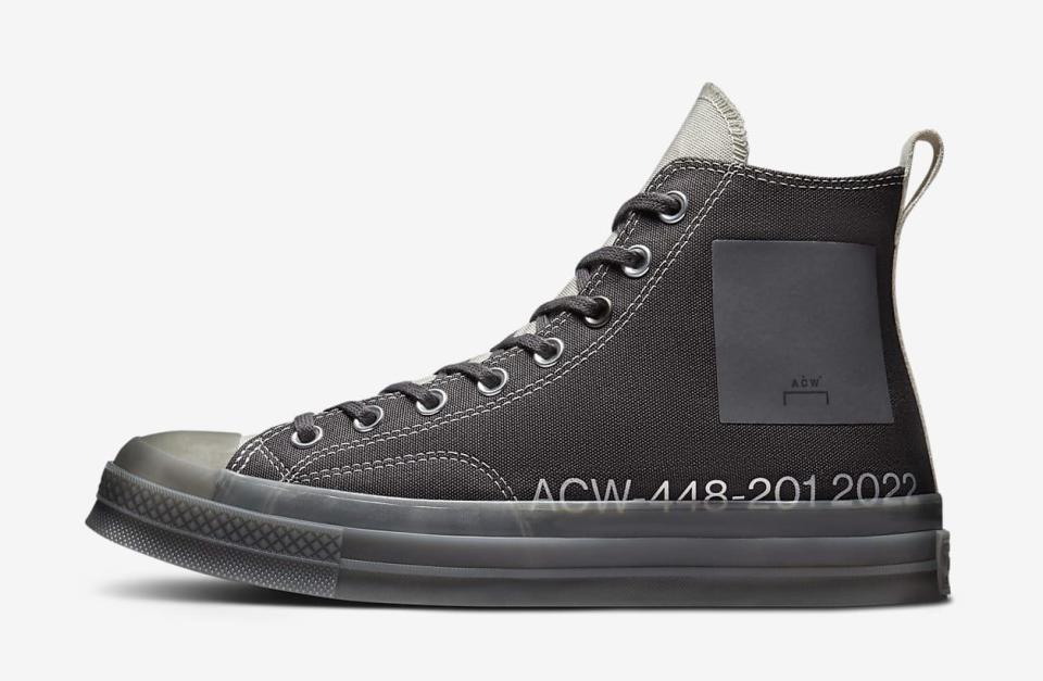 The lateral side of the A-Cold-Wall x Converse Chuck 70 collab. - Credit: Courtesy of Converse