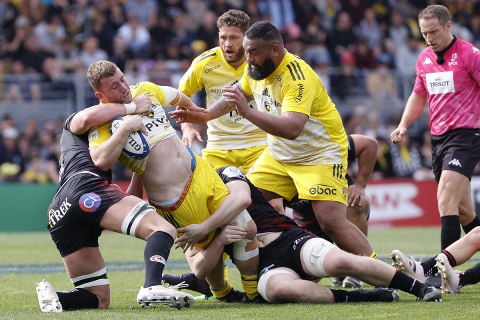 La Rochelle dominated Saracens in their quarter-final (AFP via Getty Images)