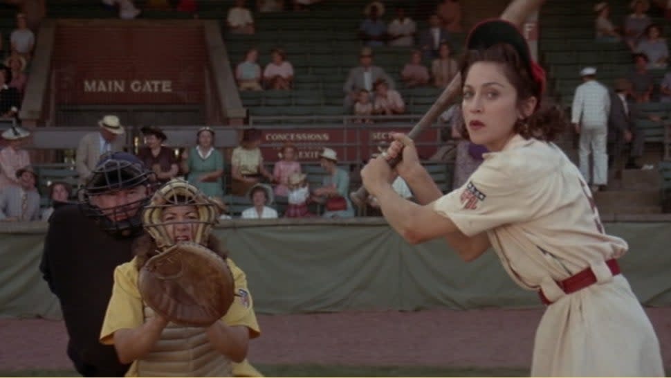 Madonna in 'A League of Their Own.'