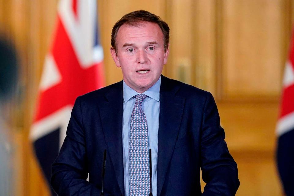 George Eustice said the Government had to draw the line somewhere (10 Downing Street/AFP via Getty)