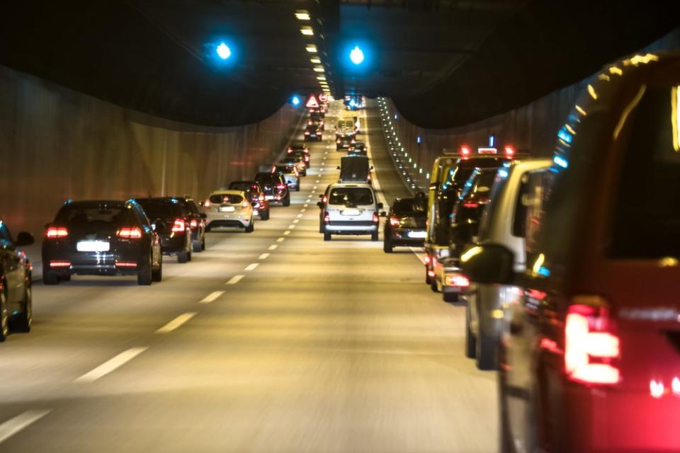 Der Elbtunnel in Hamburg.