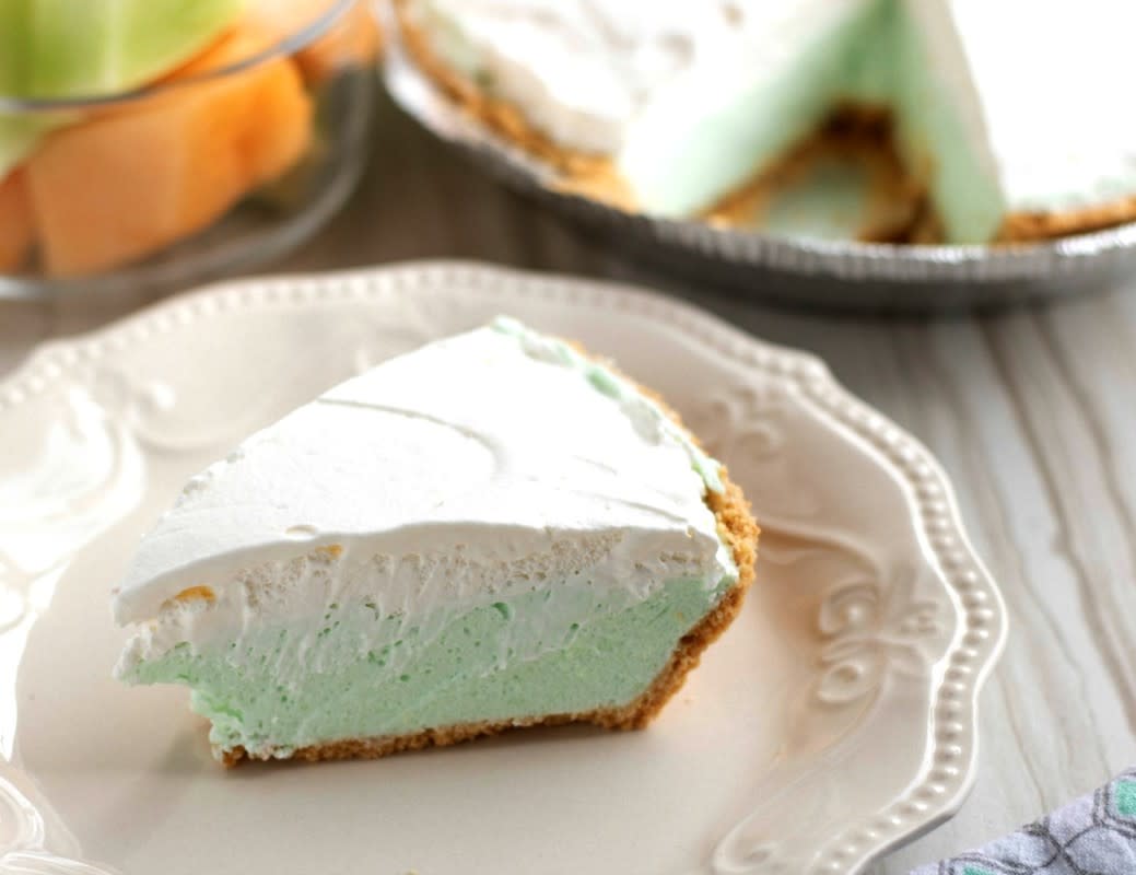<p>Pam Beth</p><p>This four-ingredient pie starts with any flavor of Jell-O you want.</p><p><strong>Get the recipe: <a href="https://parade.com/917531/pambeth/the-creamiest-decadent-4-ingredient-no-bake-pie/" rel="nofollow noopener" target="_blank" data-ylk="slk:Super Cool Pie;elm:context_link;itc:0;sec:content-canvas" class="link rapid-noclick-resp">Super Cool Pie</a></strong></p>