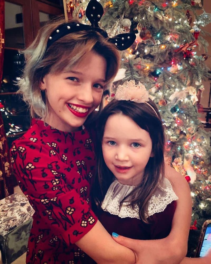 Milla Jovovich's daughters | Milla Jovovich/Instagram