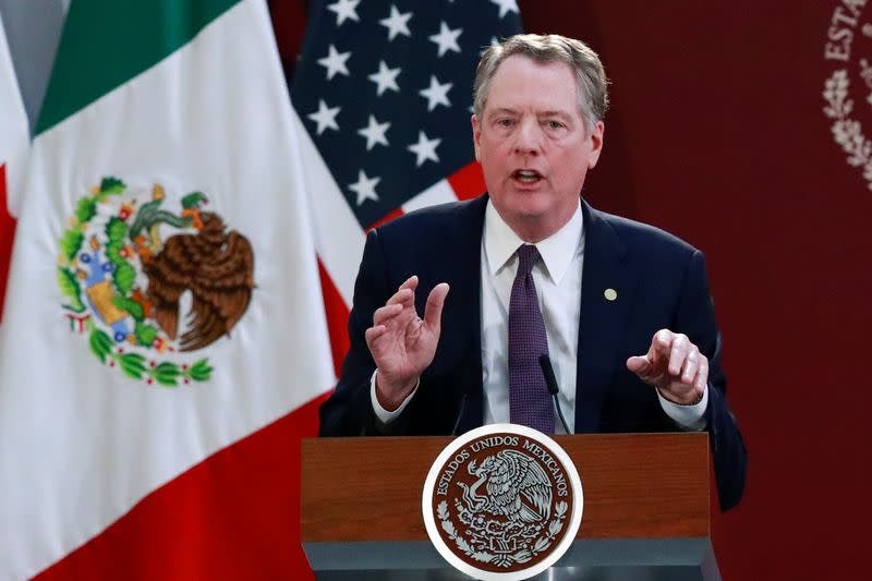 Canadian Deputy Prime Minister Freeland, U.S. Trade Representative Lighthizer, White House Senior Adviser Kushner, Mexican Foreign Minister Ebrard and Mexican Deputy Foreign Minister for North America Seade meet in Mexico City