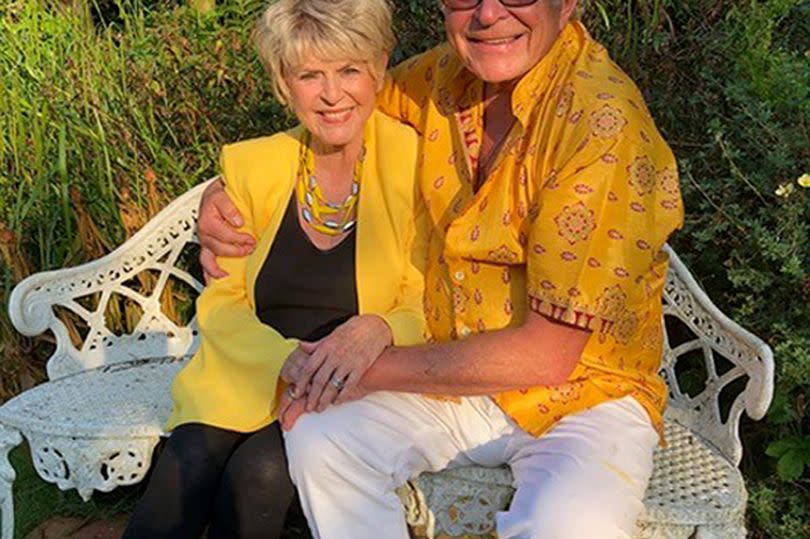 Gloria Hunniford and her late husband Stephen Way