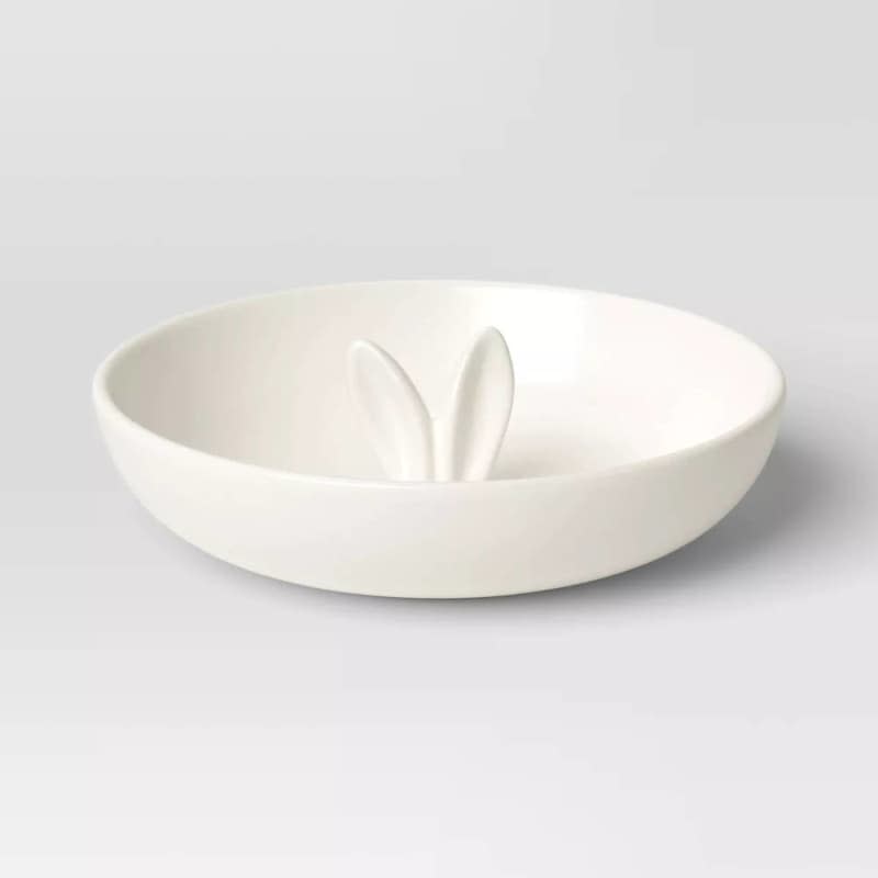 Stoneware Bunny Ears Candy Bowl