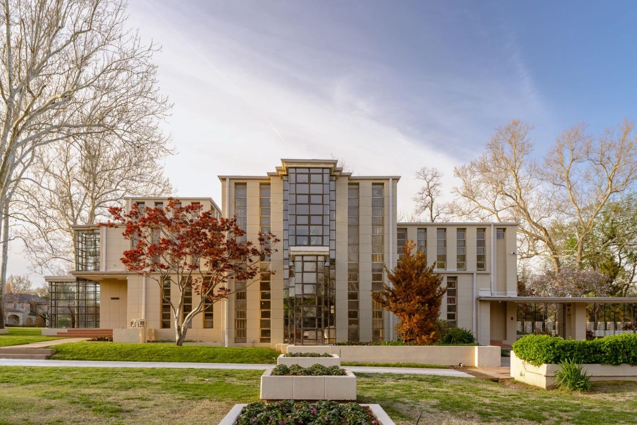 A home that Frank Lloyd Wright designed for his cousin is going up for sale in Tulsa, Oklahoma. 