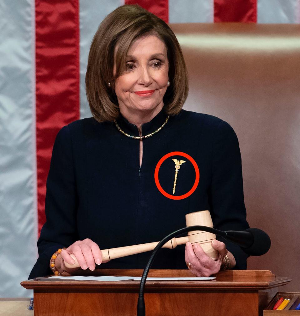 nancy pelosi brooch