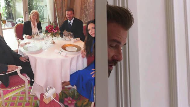 David Beckham Shares Family Lunch Photo That's, Uh, 'Very Working