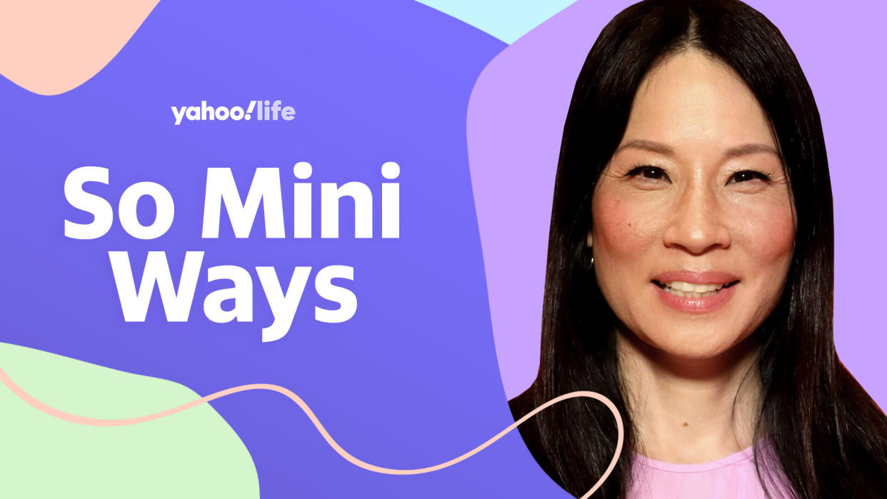 Lucy Liu shares how becoming a mom has changed her world. (Photo: Getty; designed by Quinn Lemmers)