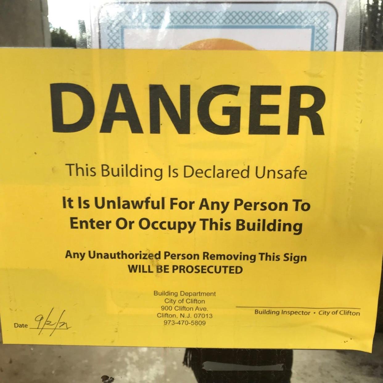 The medical group which shares a condominium at 721 Clifton Avenue said their doors have been shut and site closed since Ida swept through area.