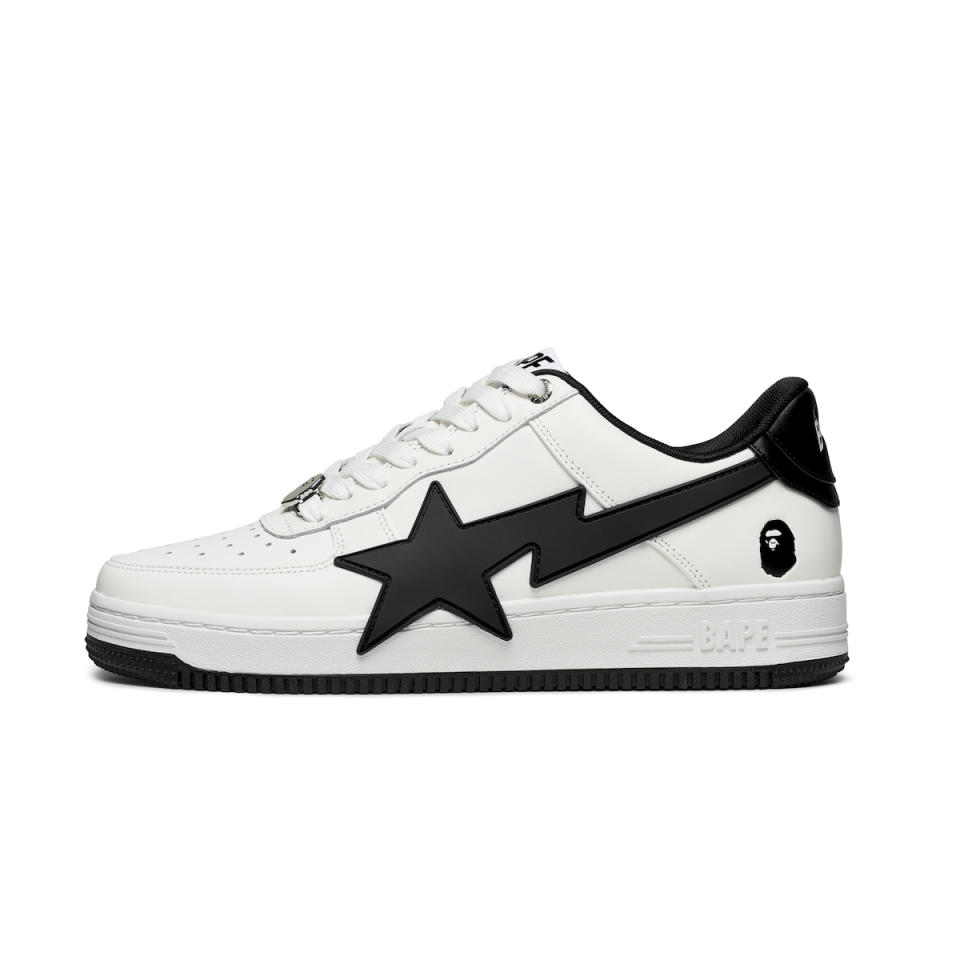 A Bathing Ape's Bape STA™ OS sneaker in black.