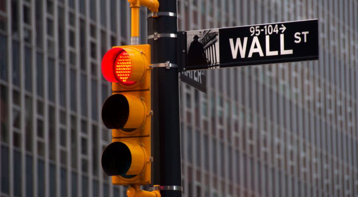 A red light at Wall Street.