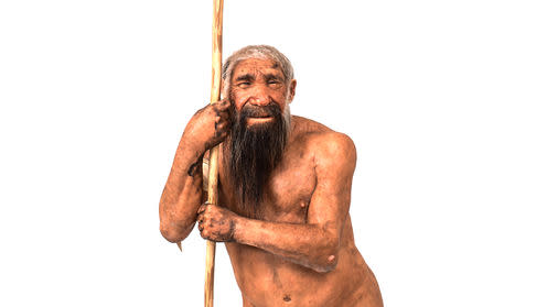 <span class="caption">Homo neanderthalensis reconstruction.</span> <span class="attribution"><span class="source">Matteo De Stefano/MUSE Science ms </span>, <a class="link " href="http://creativecommons.org/licenses/by-sa/4.0/" rel="nofollow noopener" target="_blank" data-ylk="slk:CC BY-SA;elm:context_link;itc:0;sec:content-canvas">CC BY-SA</a></span>