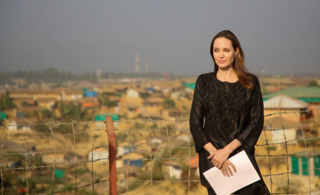 Angelina Jolie Already Has Next Season's It Bag on Her Shoulder