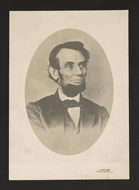 A black and white photograph of President Abraham Lincoln, from early 1864. The “Picturing Lincoln” initiative by the Abraham Lincoln Presidential Library and Museum means more than 1,000 high-resolution photos will be available to the public online.