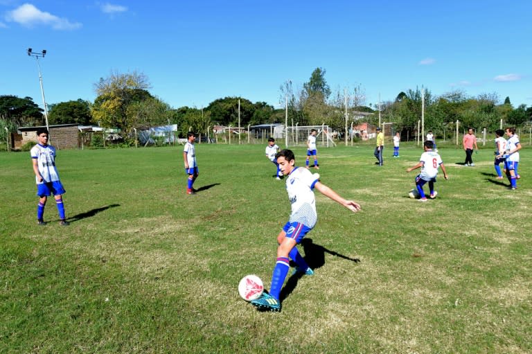 Luis Suarez and Edinson Cavani began their career at the modest Nacional club in Salto