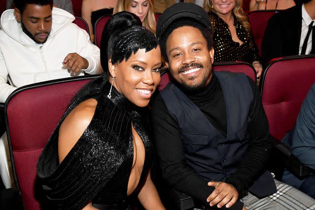 Kevin Mazur/Getty Regina King and son Ian Alexander Jr. at the American Music Awards in Los Angeles on November 24, 2019