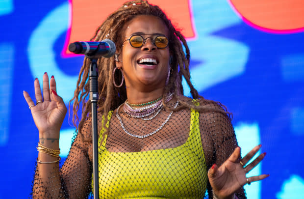 Kelis, who was rumored to be dating Bill Murray, in June 2023<p><a href="https://www.gettyimages.com/detail/news-photo/kelis-performs-at-the-mighty-hoopla-festival-2023-at-news-photo/1495705547" rel="nofollow noopener" target="_blank" data-ylk="slk:Joseph Okpako/WireImage;elm:context_link;itc:0;sec:content-canvas" class="link ">Joseph Okpako/WireImage</a></p>