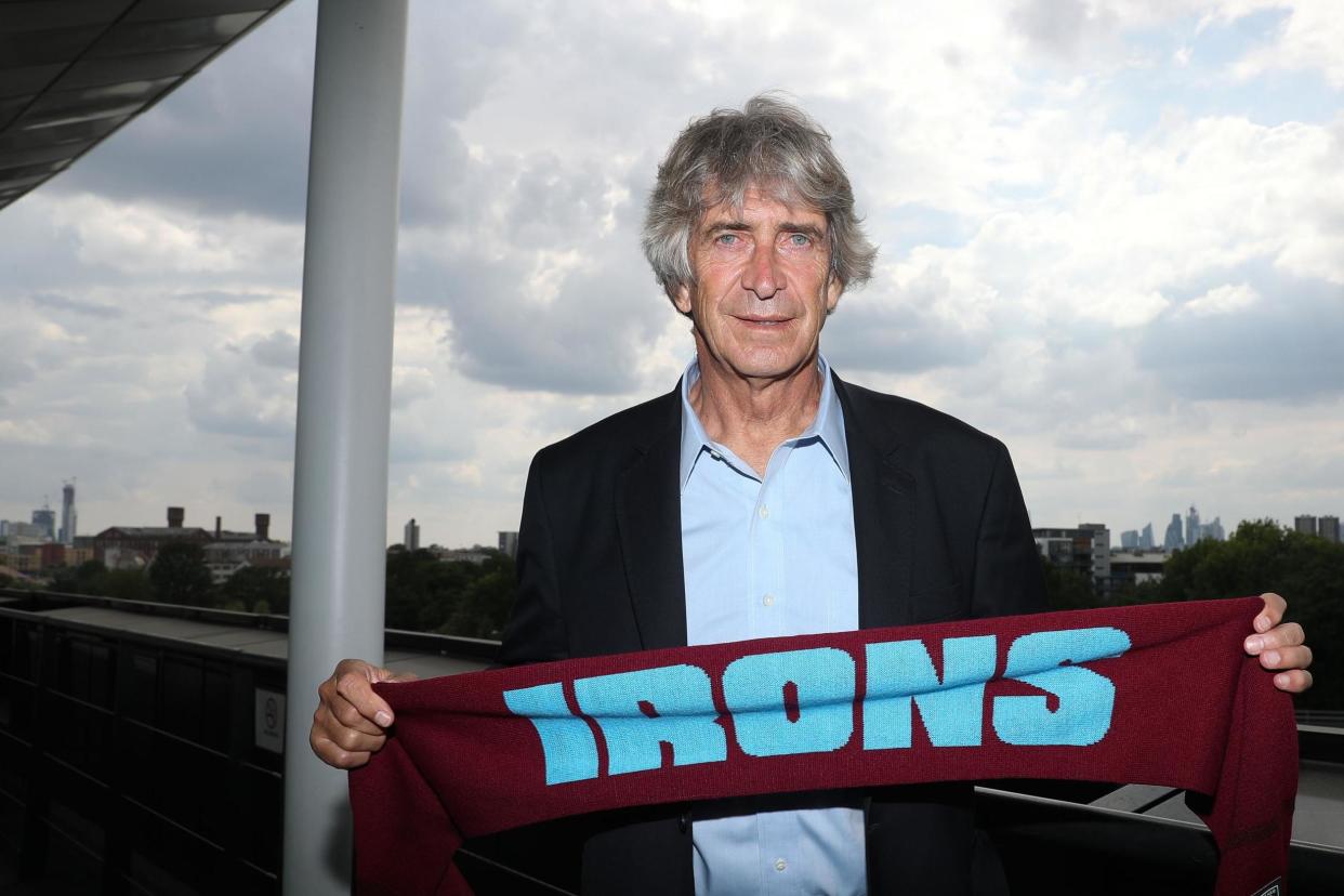 Responsibility | Manuel Pellegrini has been tasked with leading West Ham to the next level: AFP/Getty Images