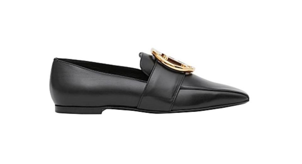 Burberry Monogram motif leather loafers