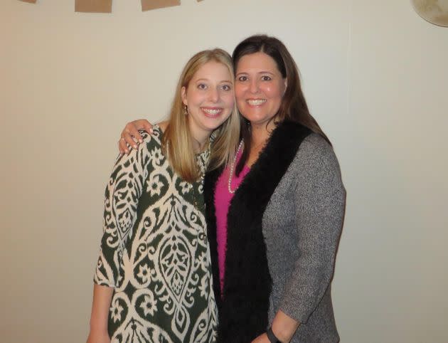 The author and her mom in November 2016. 