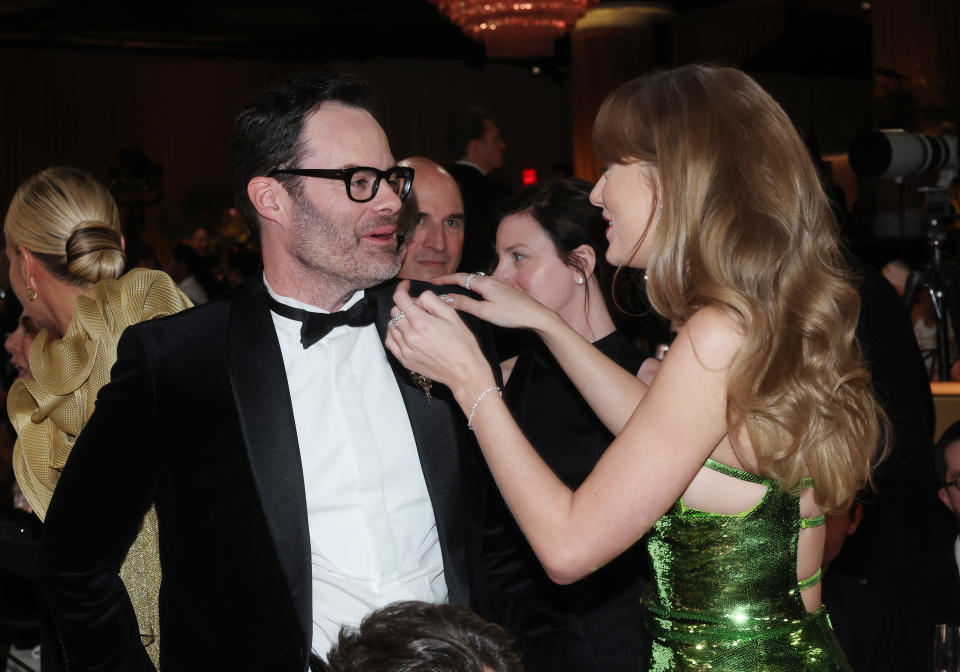 Bill Hader and Taylor Swift.