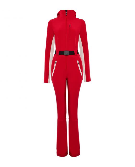 3) Perfect Moment Women’s GT Ski Suit Red