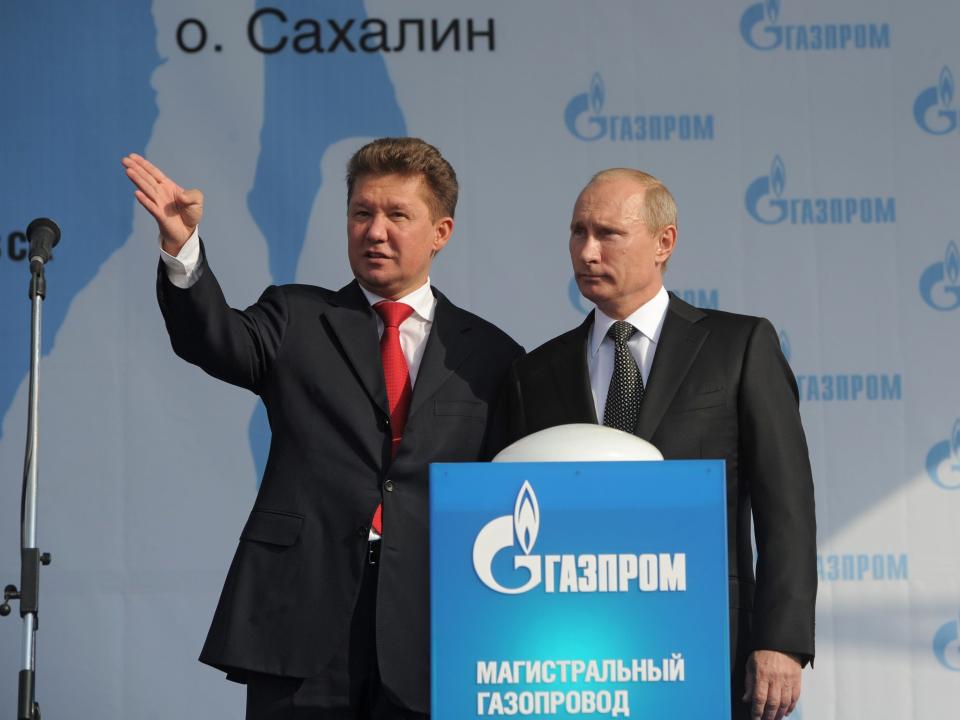 Vladimir Putin Gazprom