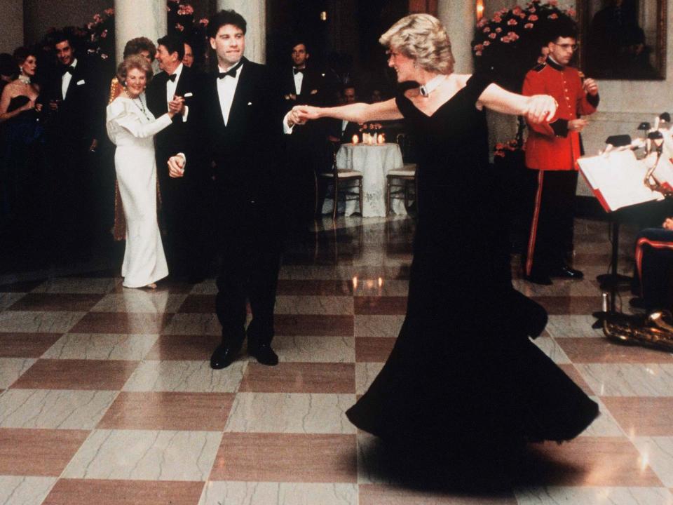 princess diana john travolta