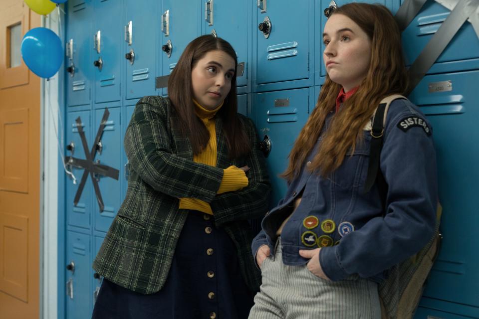 Actress in a comedy or musical: Beanie Feldstein (left), “Booksmart”