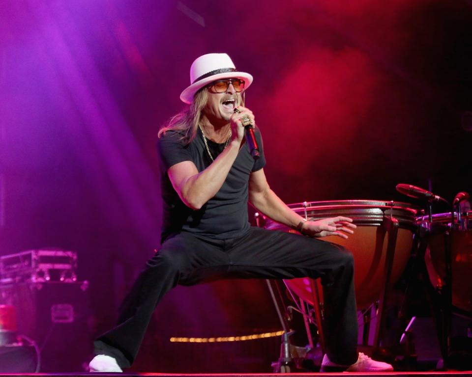 <p>Kid Rock, born Robert James Ritchie, has been extensively vocal regarding his political philosophy since his career’s inception in the late 1980s. A member of the Republican Party, Ritchie ostensibly announced a campaign for US Senate on Twitter in 2017. Ritchie would later clarify in interviews the campaign was launched in jest and all proceeds from merchandising would be given to a voter registration group.</p>