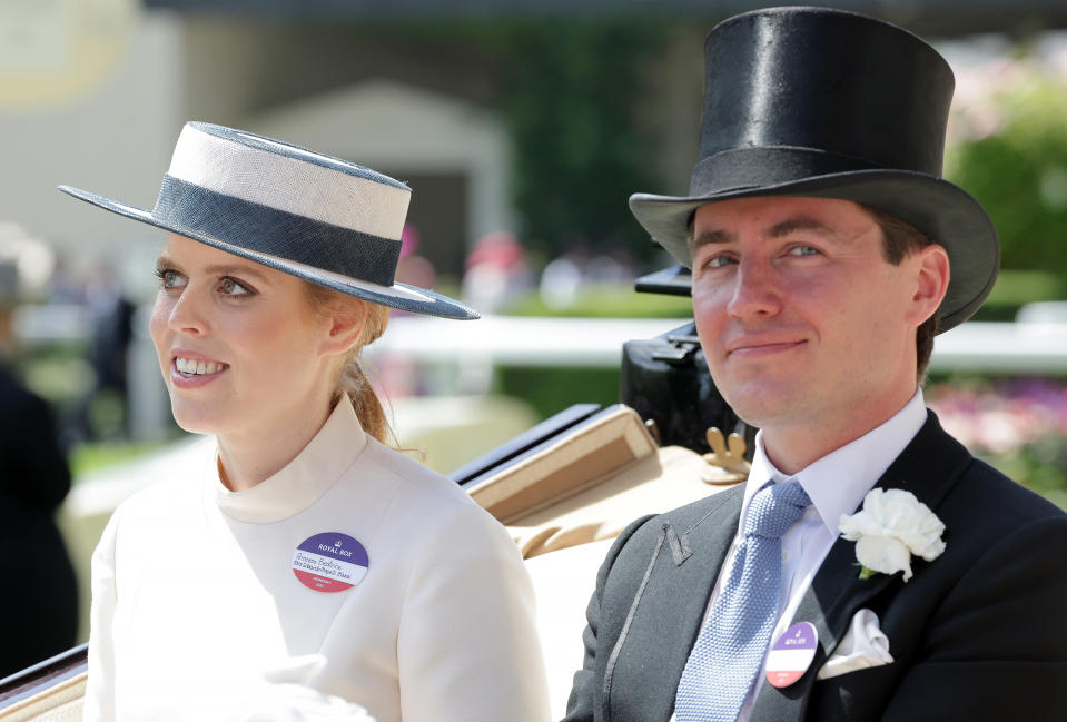 Princess Beatrice of York and 
Edoardo Mapelli Mozzi. (Chris Jackson / Getty Images)