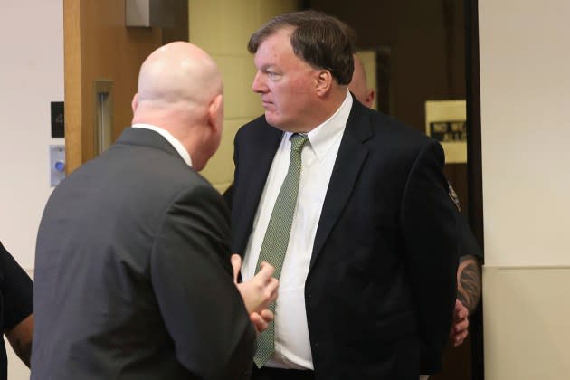 Rex Heuermann in court with his attorney on Nov. 15, 2023. - Credit: James Carbone/Newsday/AP Photo