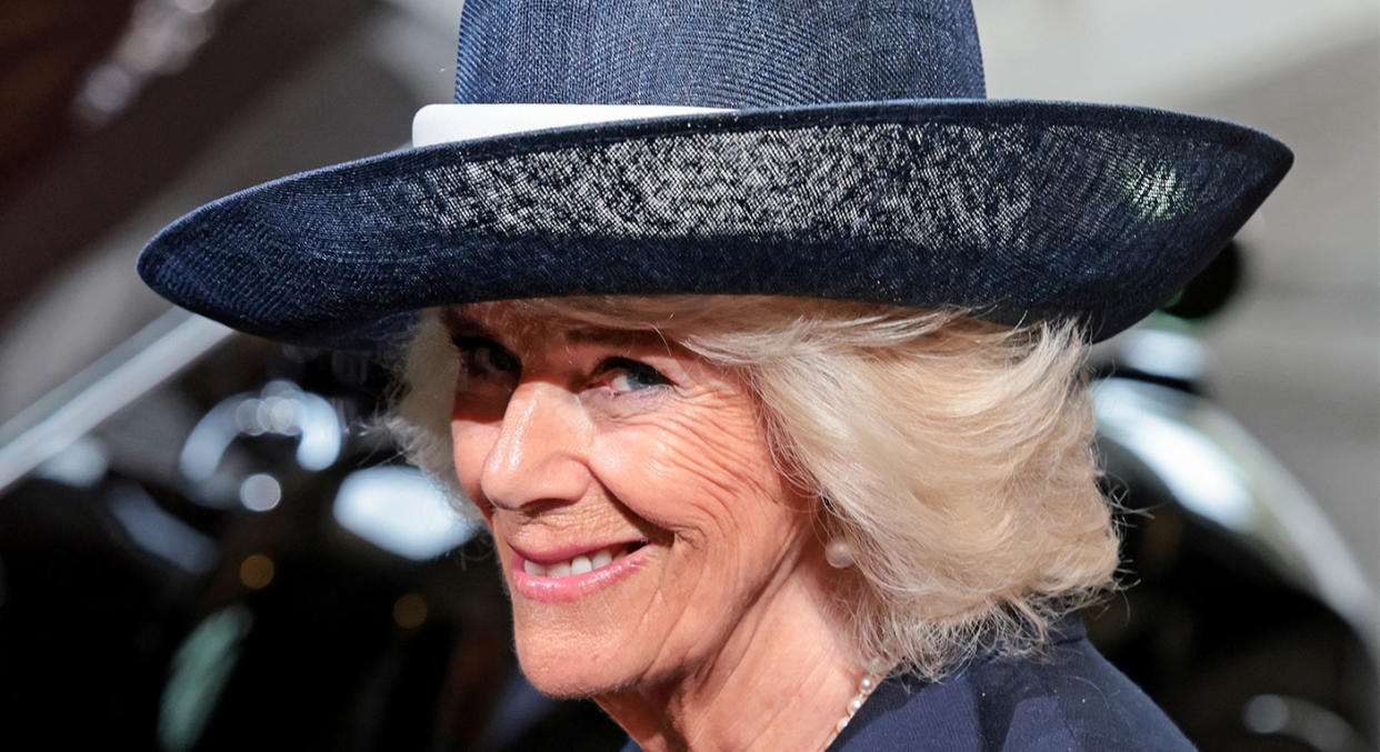 The Duchess of Cornwall joined Prince Charles for the State Opening of Parliament on Tuesday. (Getty Images)