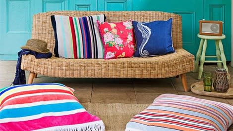 Beach Towel Cushions 