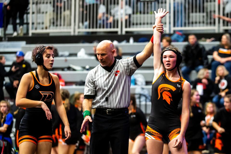 Solon's McKenna Rogers advances to her first state wrestling tournament after winning the 105-pound regional title.