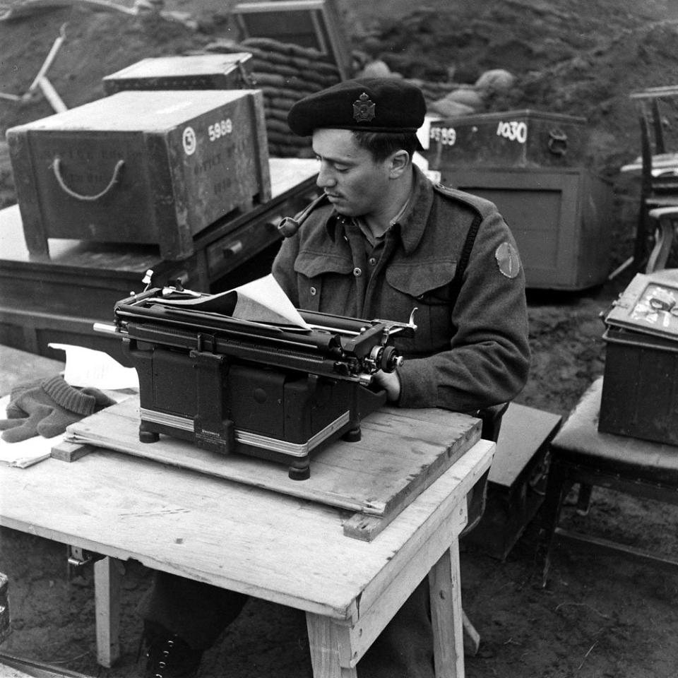 Unidentified military personnel, Aleutian Islands Campaign, Alaska, 1943.
