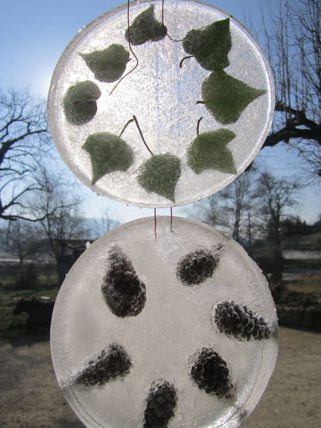 Le miracle d'eau et de glace est l'occasion d'échanger avec les enfants sur le cycle de l'eau (Photo: ©Ruth Joiner (Association L’École buissonnière))