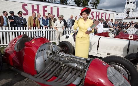 PHOTO:JEFF GILBERT Goodwwod Revival 2017, Chichester, Hampshire, UK 09.09.2017 Picture shows cars getting some last minute attention ahead of the race. Commission May0078732 Assigned. DT Motoring - Credit: Jeff Gilbert