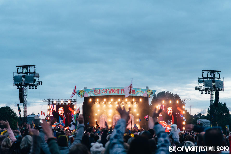 George Ezra on the main stage