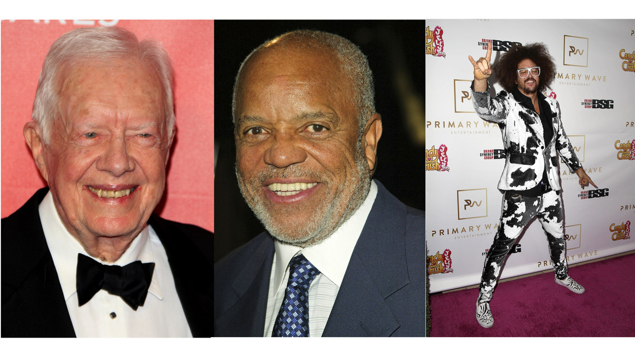 President Jimmy Carter, Berry Gordy and Redfoo