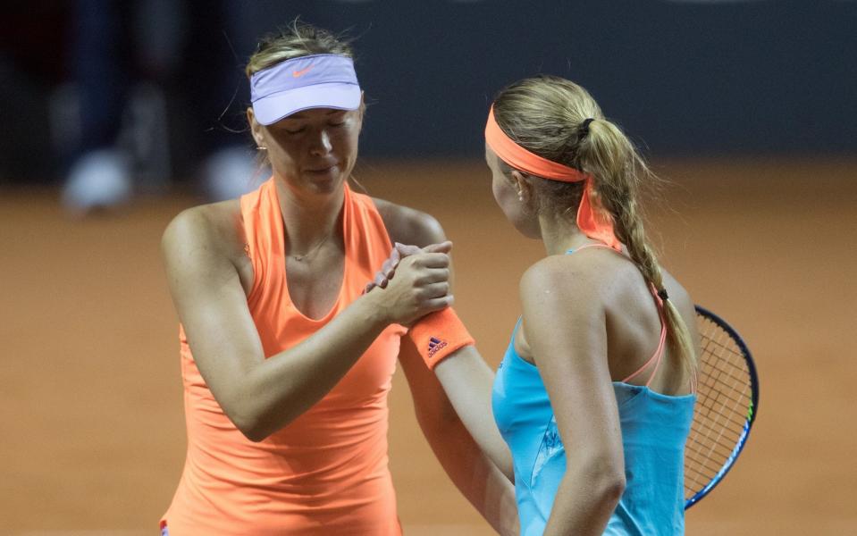 Maria Sharapova loses in 3 sets to Kristina