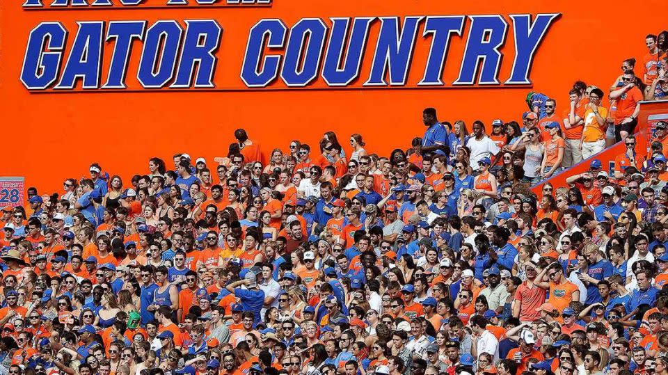 The Gator's crowd were in full voice. Pic: Getty