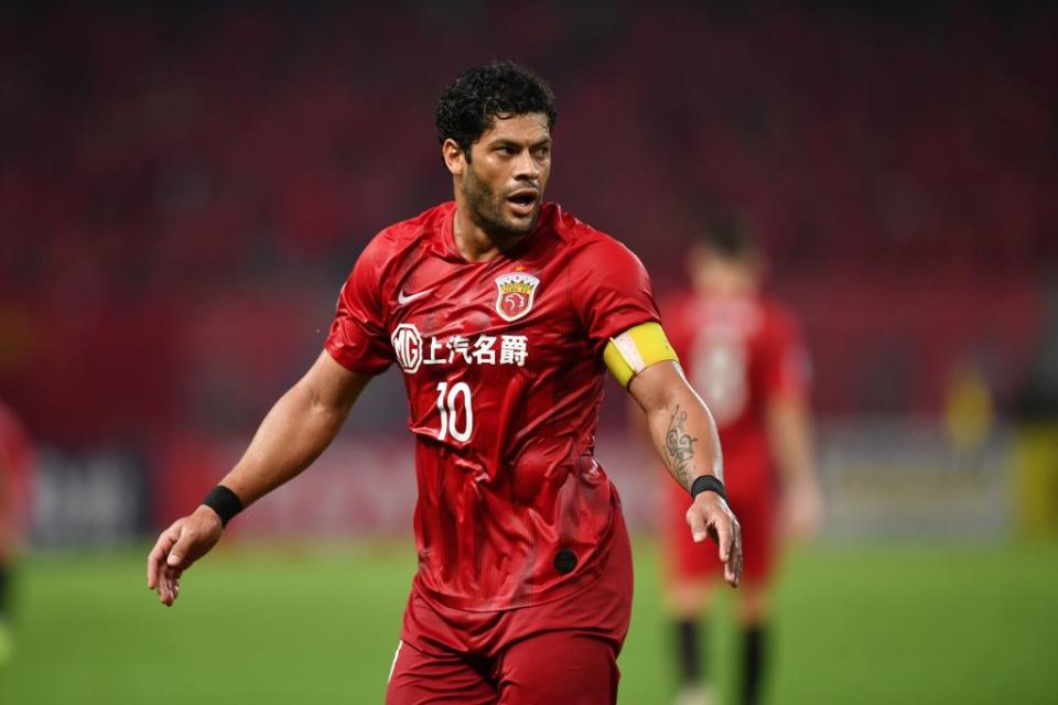 Shanghai SIPG's Hulk gestures in the match against Urawa Red Diamonds's. (HECTOR RETAMAL/AFP/Getty Images)